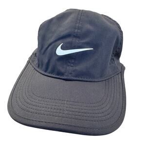 Nike Dri-FIT Club Cap Mens Adjustable Strap Back Hat  - Black & White